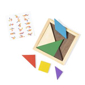 Puzzle Tangram personalizado con logo