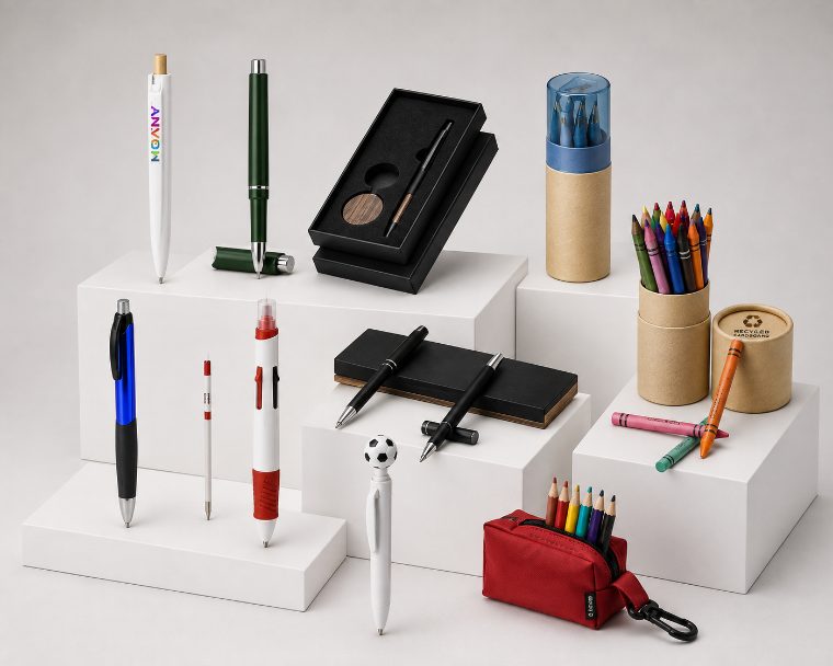 Bolígrafos y sets de escritura personalizados con logo