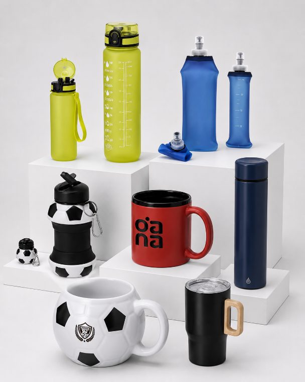 Tazas, termos y botellas personalizados con logo